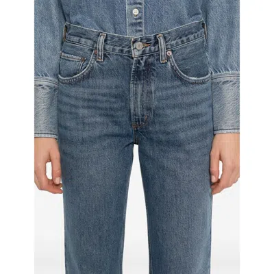 Agolde Lana Rigid Mid-rise Straight-leg Jeans