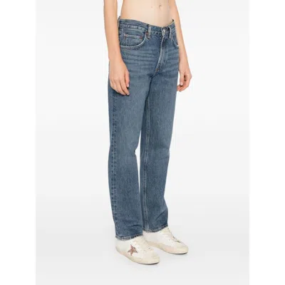 Agolde Lana Rigid Mid-rise Straight-leg Jeans