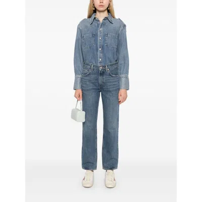 Agolde Lana Rigid Mid-rise Straight-leg Jeans