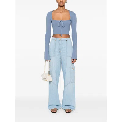 Elisabetta Franchi Denim Straight-leg Jeans