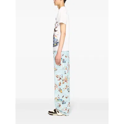 Off-white Fresco Print Straight Leg Jeans