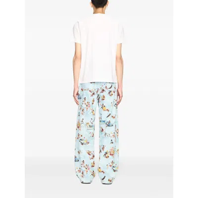 Off-white Fresco Print Straight Leg Jeans