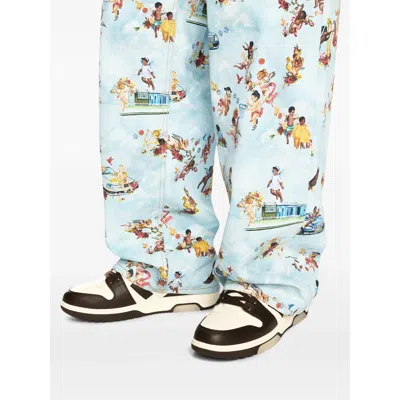 Off-white Fresco Print Straight Leg Jeans