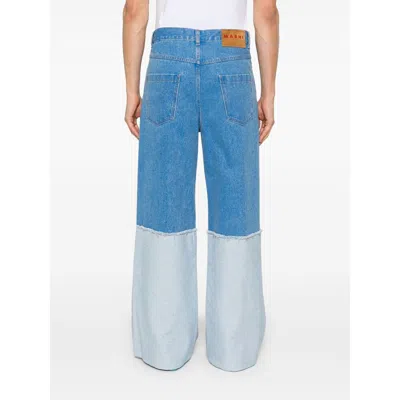 Marni High Turn-up Wide Leg Jeans
