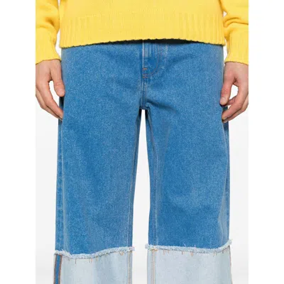 Marni High Turn-up Wide Leg Jeans