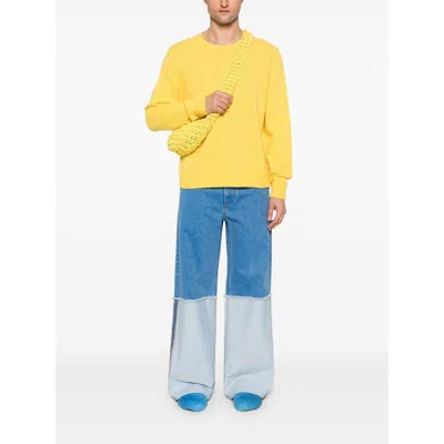 Marni High Turn-up Wide Leg Jeans
