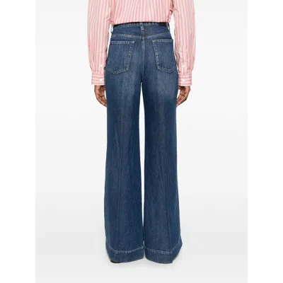 7 For All Mankind Modern Dojo Flared Jeans Clothing In Blue
