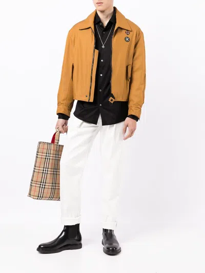 Emporio Armani Cotton Poplin Shirt With Buttoned Cuffs And Curved Hem