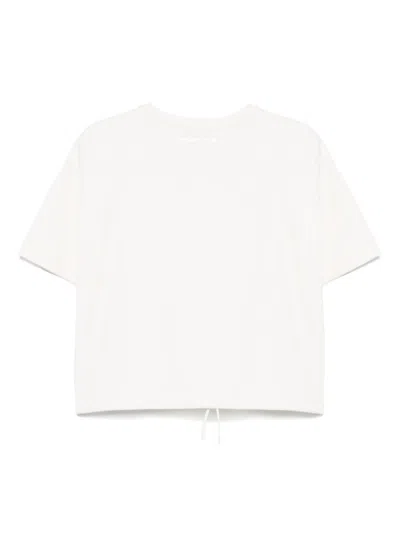 Emporio Armani Crew Neck Cotton T-shirt With Drawstring Hem