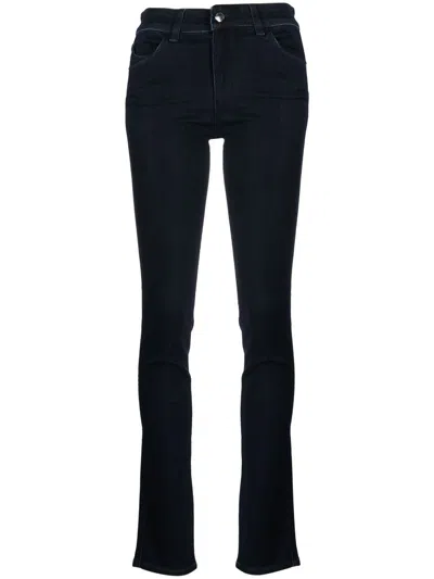 Emporio Armani High-waisted Slim-cut Trousers