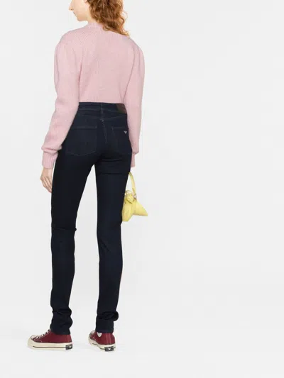 Emporio Armani High-waisted Slim-cut Trousers