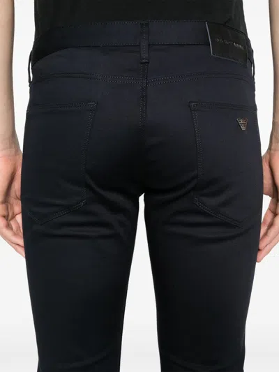 Emporio Armani Man Pants Black Size 31 Cotton, Elastane