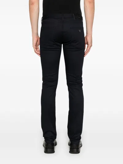 Emporio Armani Man Pants Black Size 31 Cotton, Elastane
