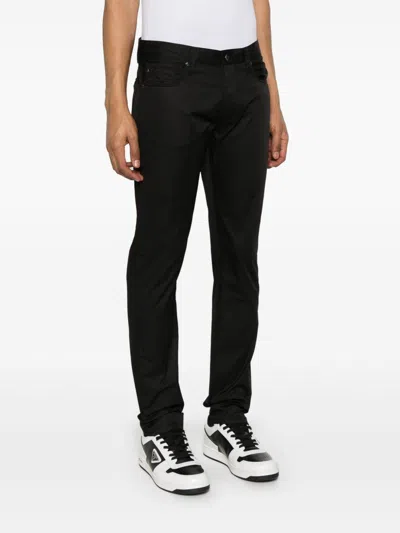Emporio Armani Man Pants Black Size 31 Cotton, Elastane