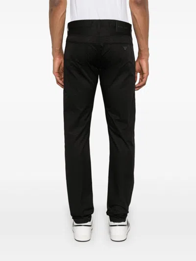 Emporio Armani Man Pants Black Size 31 Cotton, Elastane