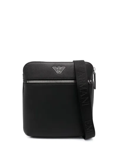 Emporio Armani Small Faux-leather Messenger Bag