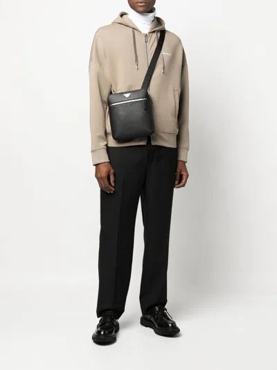 Emporio Armani Small Faux-leather Messenger Bag