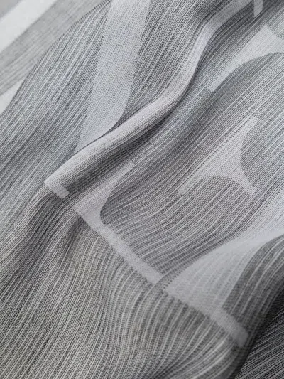 Emporio Armani Logo Cotton Blend Scarf