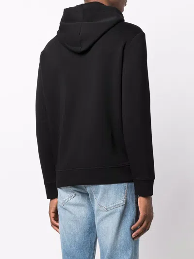 Emporio Armani Logo Patch Long-sleeved Hoodie