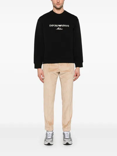 Emporio Armani Embroidered-logo Sweatshirt