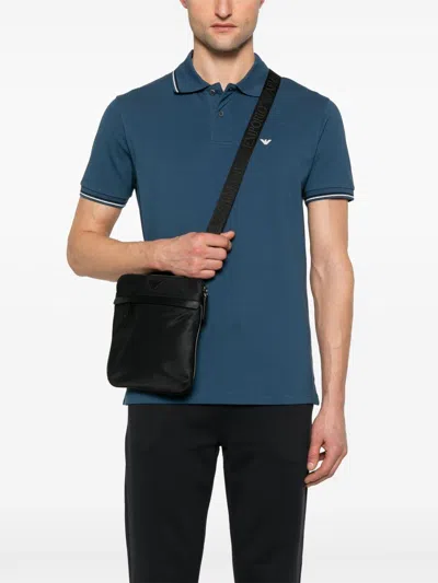 Emporio Armani Small Faux-leather Messenger Bag