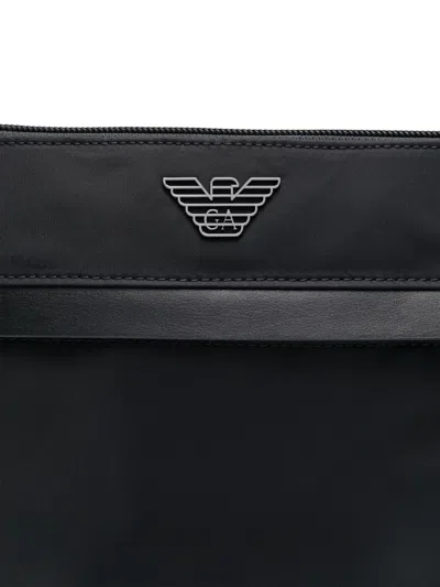 Emporio Armani Small Faux-leather Messenger Bag