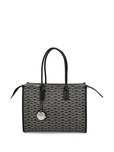 Emporio Armani Jacquard-logo-motif Tote Bag