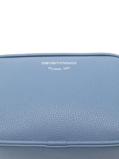Emporio Armani Myea Camera Bag In Blue