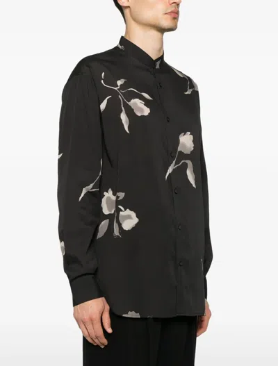 Emporio Armani Floral-print Shirt
