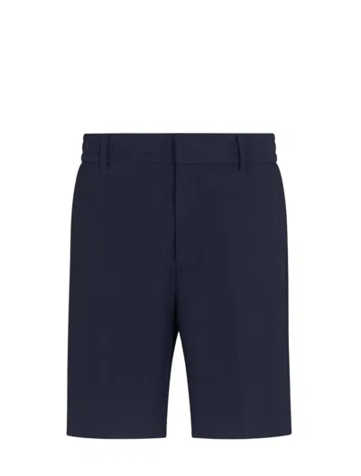Emporio Armani Canneté-effect Stretch Nylon Bermuda Shorts