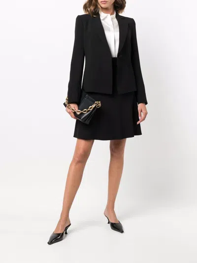Emporio Armani Straight Collared Silk Shirt