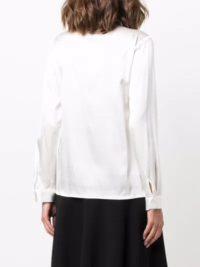 Emporio Armani Straight Collared Silk Shirt