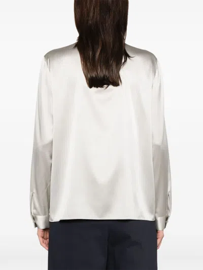 Emporio Armani Silk Shirt Satin Buttoned Cuffs