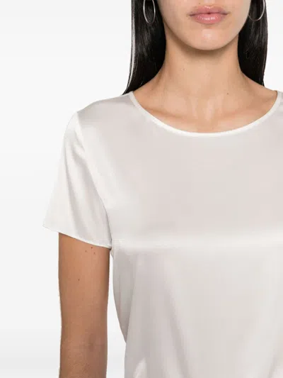 Emporio Armani Silk Top Adjustable Round-neck