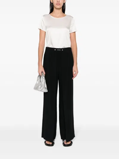 Emporio Armani Silk Top Adjustable Round-neck