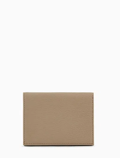 Emporio Armani Textured Finish Leather Wallet And Cardholder