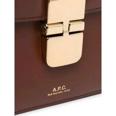 Apc A. P.c. Logo-stamp Shoulder Bag