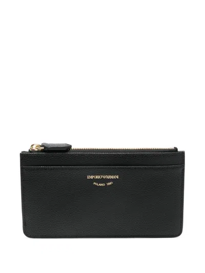 EMPORIO ARMANI EMPORIO ARMANI ZIPPED CARD HOLDER 