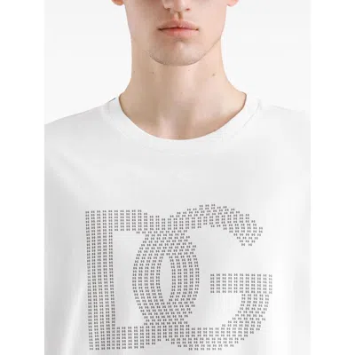 Dolce & Gabbana White Dg Logo T-shirt