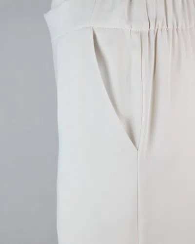 P.a.r.o.s.h White Palazzo Pants In Blue Beige
