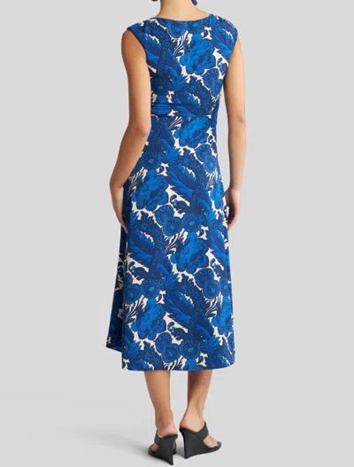 Etro Midi Dress With Maxi Floral Print