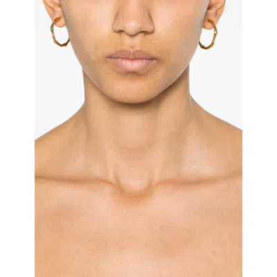 Forte Forte Hoop Sculpture Earrings