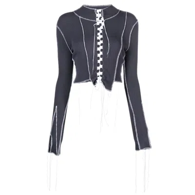 Julfer Nicole Cut-out Crop Top