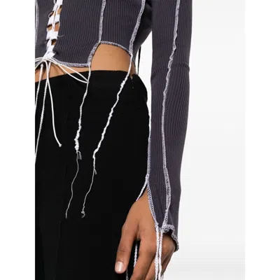 Julfer Nicole Cut-out Crop Top
