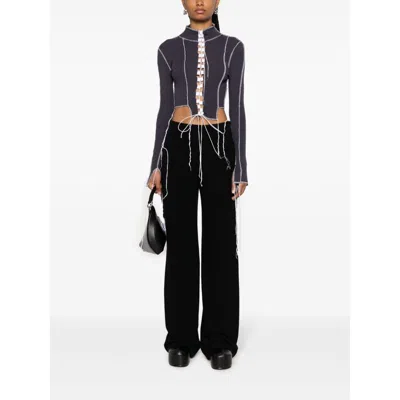 Julfer Nicole Cut-out Crop Top
