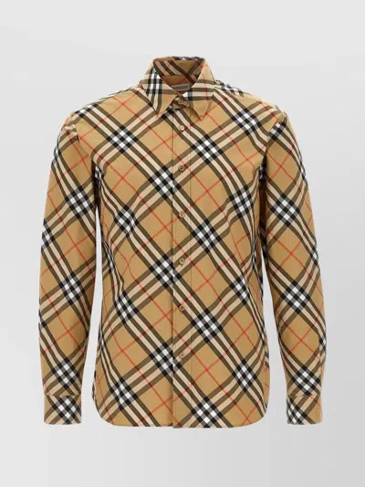 Burberry Shirts In Beige