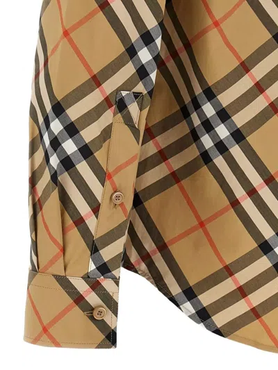 Burberry Shirts In Beige