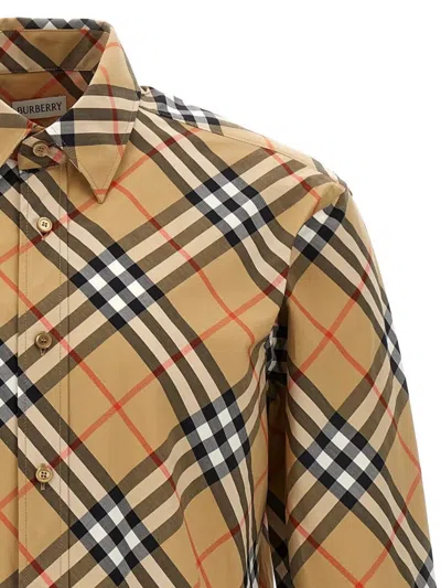 Burberry Shirts In Beige