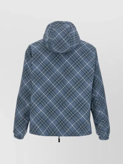 Burberry Reversible Embroidered Polyester Jacket In Multicolor