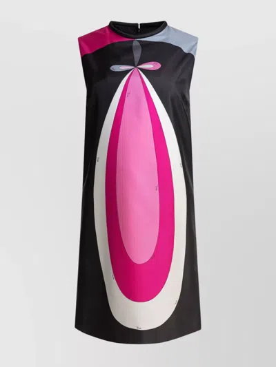 Pucci Maddalena Print Silk Mini Dress